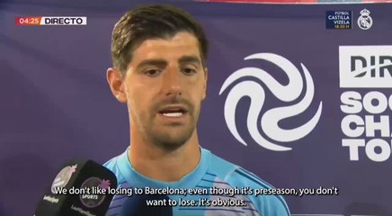Courtois echoes Carvajal's stinger in post-defeat comments on Barcelona