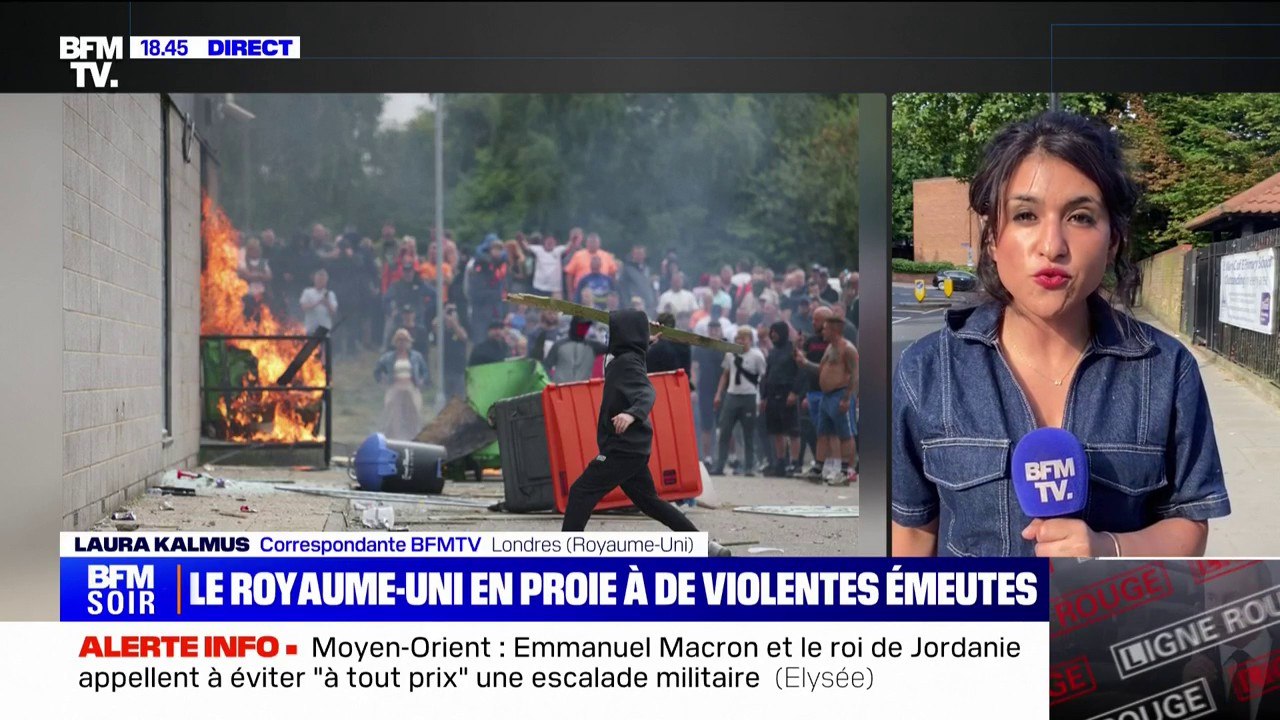 Royaume-Uni: les violences se propagent dans plusieurs villes du pays depuis quelques jours