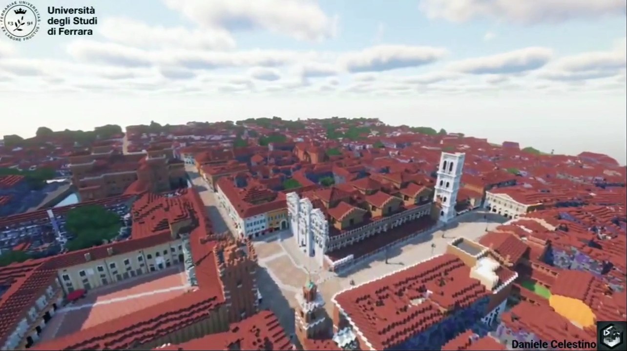 Ricrea la mappa di Ferrara su Minecraft: così fa promozione turistica ...
