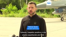 Ucraina, Zelensky annuncia l'arrivo dei primi jet da combattimento statunitensi F-16