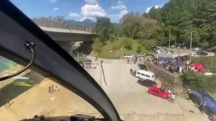 Casal fica ferido após jet ski bater contra pilar de ponte na Represa do Capivari