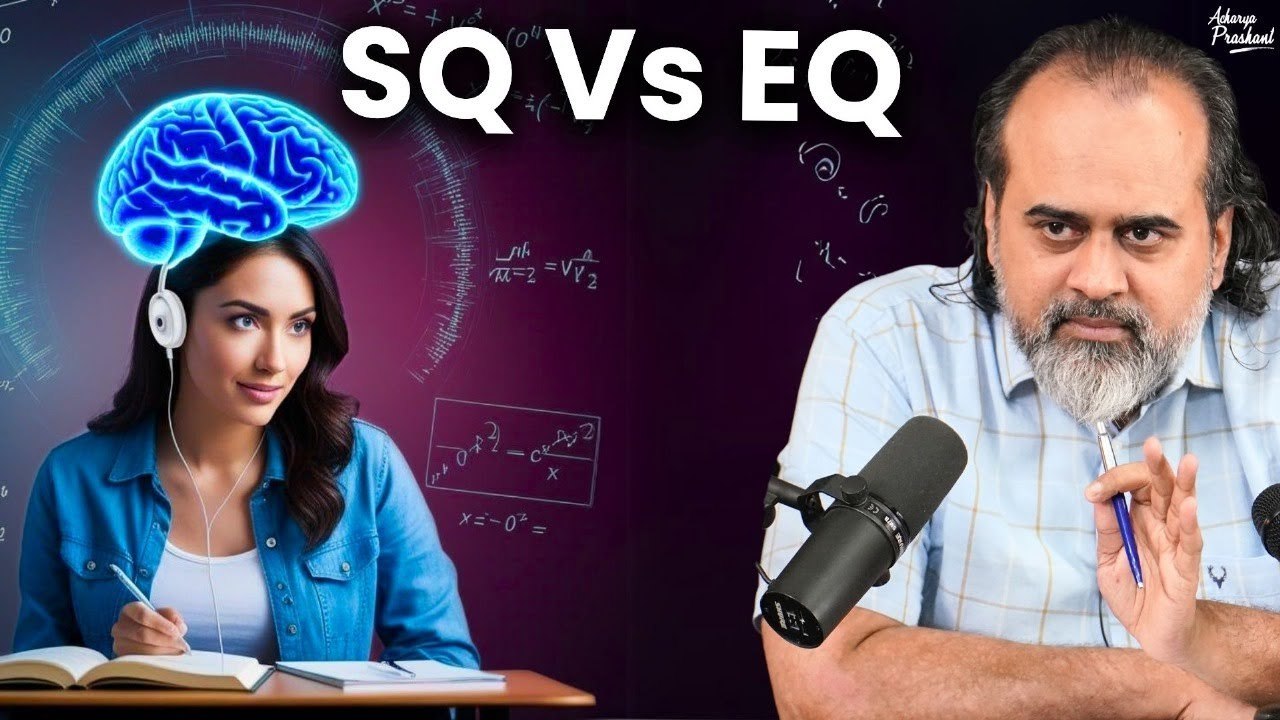 SQ and EQ: Spiritual wisdom vs Emotional fulfilment || Acharya Prashant, with ITM-Mumbai (2023)SQ and EQ: Spiritual wisdom vs Emotional fulfilment || Acharya Prashant, with ITM-Mumbai (2023)