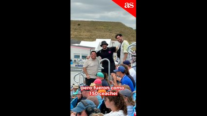 Fue medallista de oro con Chile y estuvo apoyando a Fran Crovetto en Paris