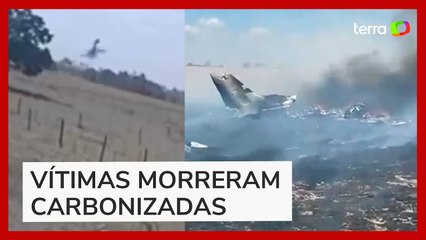 Três morrem em queda de avião de pequeno porte no interior de São Paulo