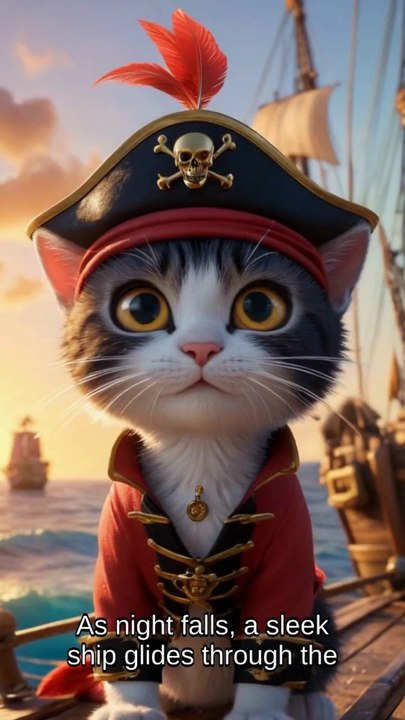 Captain Kitten and the Battle of the High Seas Kids Story in english #CaptainKitten #PiratePaws