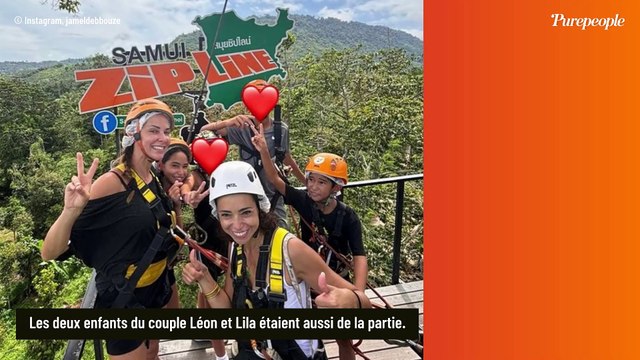 Jamel Debbouze et Mélissa Theuriau fous amoureux à l'autre bout du monde : leurs vacances en famille dans un cadre idyllique