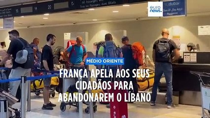 França apela aos seus cidadãos para abandonarem o Líbano "urgentemente"
