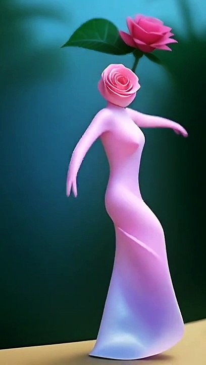 Romantic flowers dance  #dance #flowerdance #trend