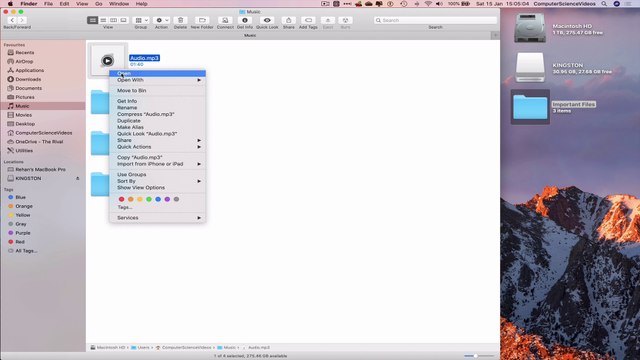 How to TRANSFER Files From a Mac to USB - Basic Tutorial | New