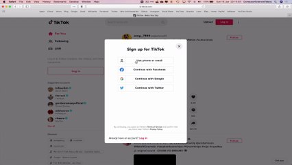 How to CREATE a TikTok Account On a Mac - Basic Tutorial For Beginners | New