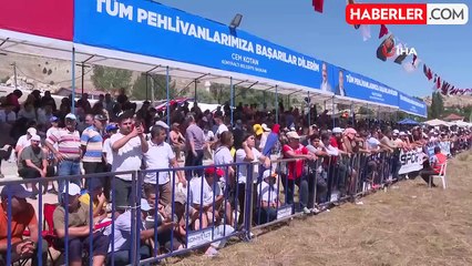 Feslikan'ın başpehlivanı Enes Doğan oldu