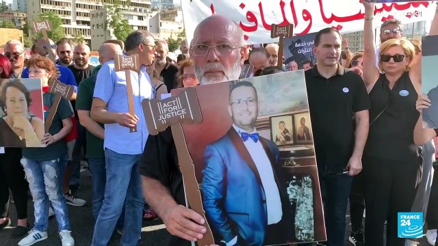 Libaneses exigen justicia cuatro años después de las explosiones en el puerto de Beirut