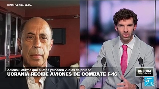 Manuel Supervielle: 'Aviones F-16 ayudarán a Ucrania en la defensa contra los cohetes rusos'