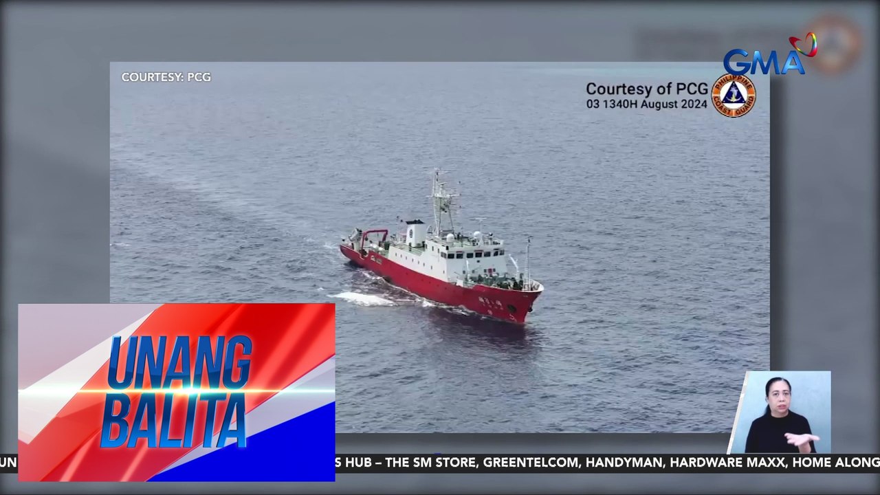 PCG – Chinese research vessel, namataan sa Sabina Shoal sa WPS | Unang Balita