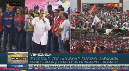 Pdte. Maduro denuncia intento de estado de terror por parte de la derecha