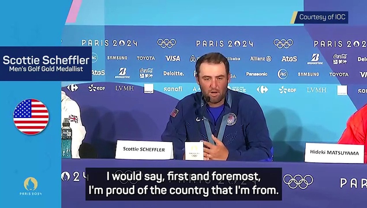 Scheffler taking 'tremendous pride' in bringing home gold for Team USA