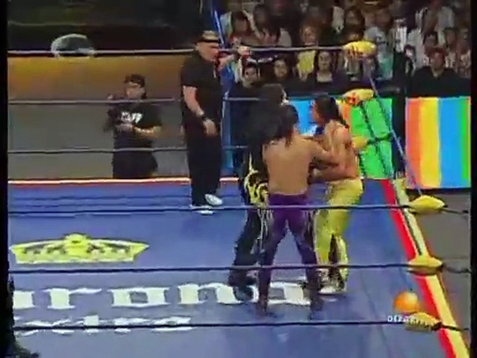 El Elegido & Los Bellos Stone vs. La Secta ( 2010.05.31 @ AAA Sin Limite Leon )