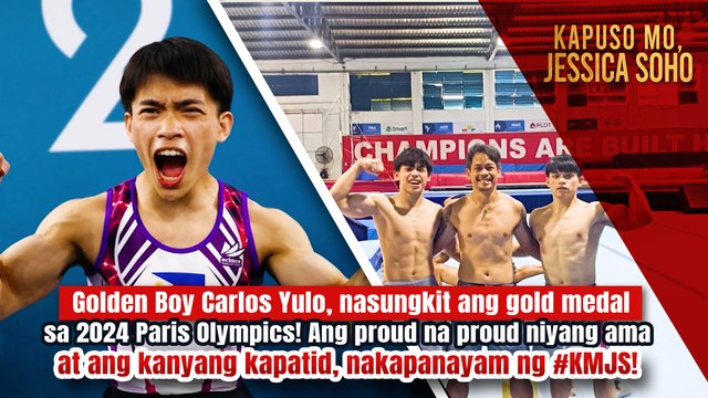Meet Carlos Yulo— the first Filipino athlete to win 2 Olympic Gold Medals | Kapuso Mo, Jessica Soho
