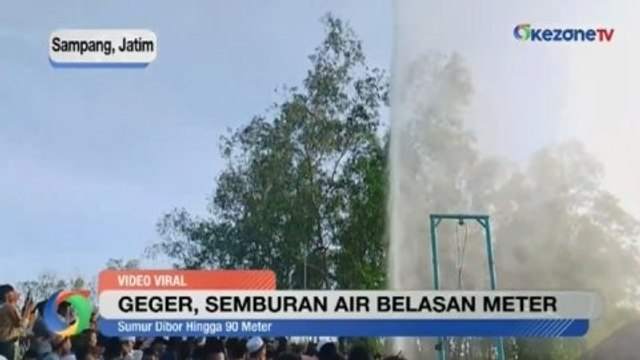 OKEZONE UPDATES: Geger Semburan Air Belasan Meter hingga Saham Pewaris Hermes Lenyap
