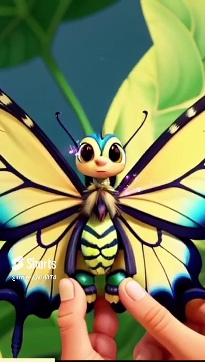 transformation from caterpillar to butterfly