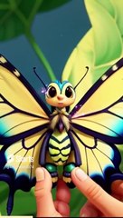 transformation from caterpillar to butterfly