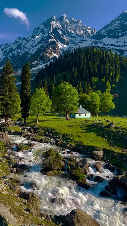 KASHMIR..mention in your stories #kashmir #reelsinstagram #reelitfeelit #reelkarofeelkaro #viralreels #trendingreels #nature #instagood #instadaily #green#gurez #river #snow