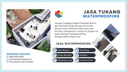 Waterproofing Efektif untuk Mencegah Masalah Air di Properti Anda