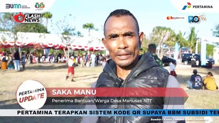 Pertamina dan TNI AD Sukses Ubah Wajah Kampung Manusak, Kupang Timur, NTT