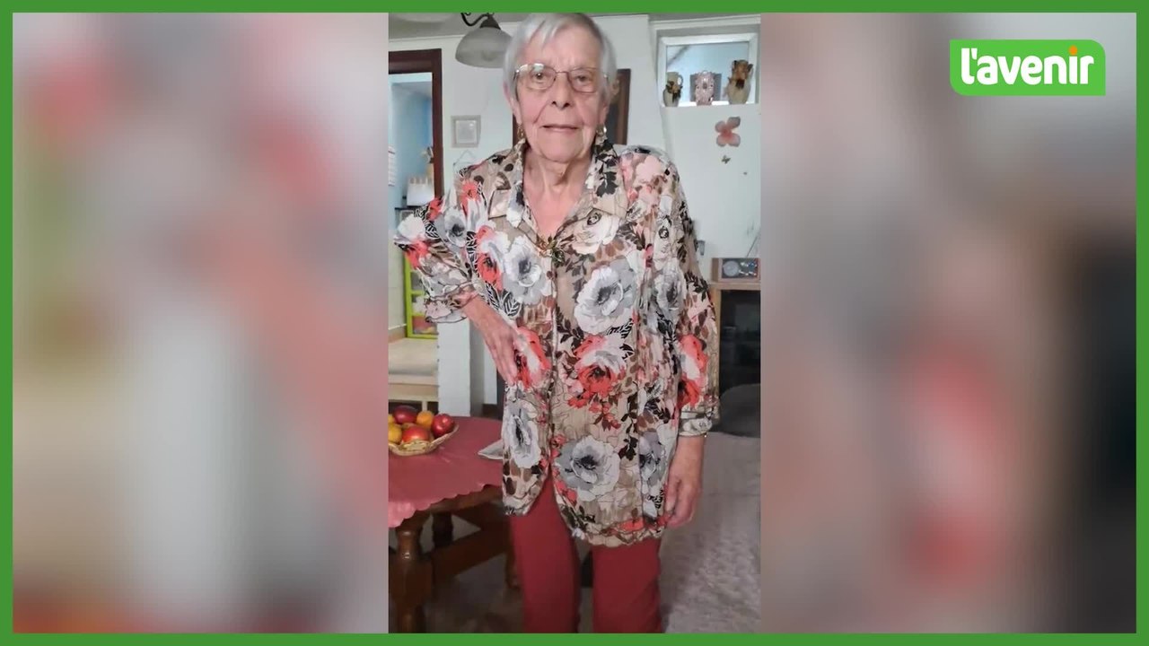Marcelle Collignon, 92 ans, d'Arlon, candidate pour la première fois de sa vie à des élections communales