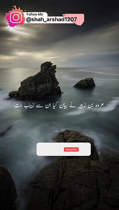 Urwa bin zubair ne bayan kiya