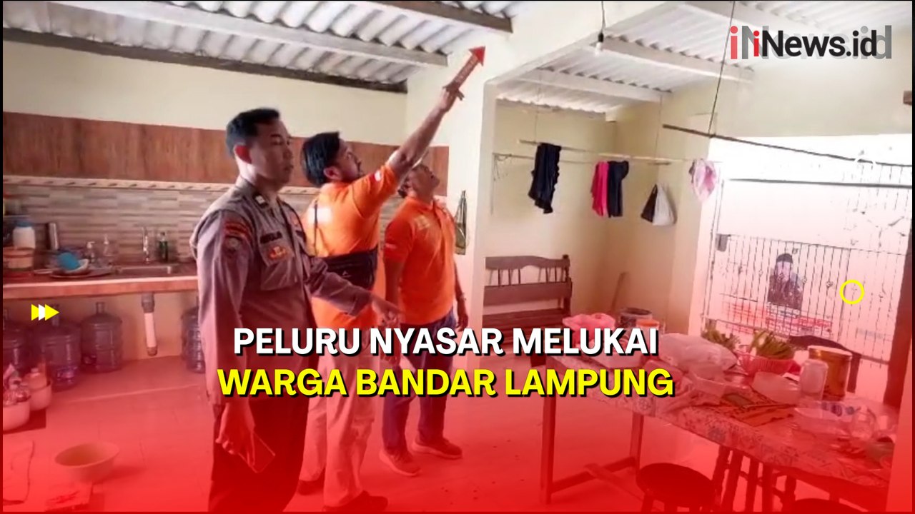 Asyik Ngobrol di Depan Rumah, Warga di Lampung Kena Peluru Nyasar