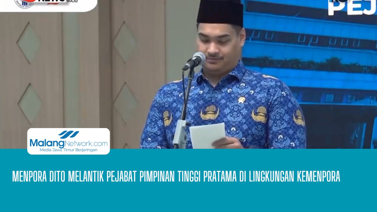 Menpora Dito Melantik Pejabat Pimpinan Tinggi Pratama di Lingkungan Kemenpora