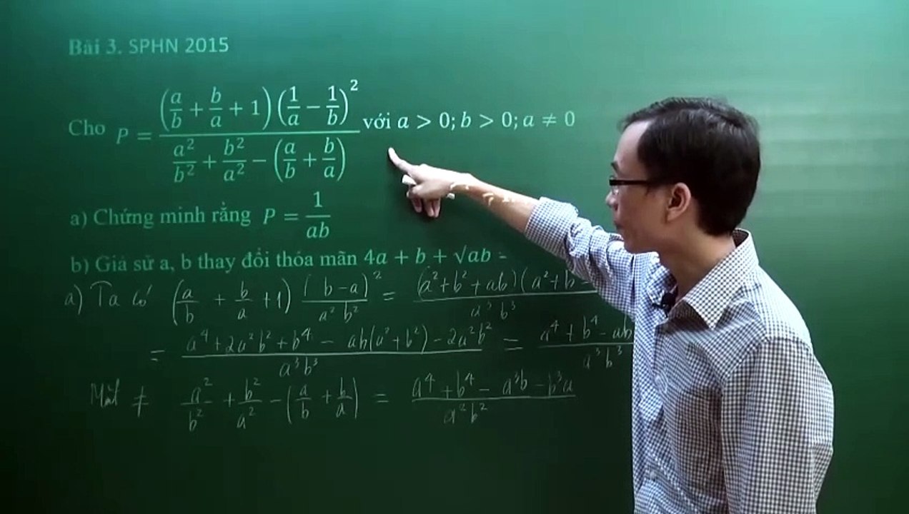 23. Bài 05. Luyện tập căn thức. (Luyện thi vào 10 Chuyên Toán CT1 ) - HOCMAI 2024-05-14 12_12