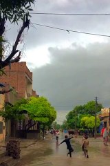 Rain in village | children are happy in Rain ☔