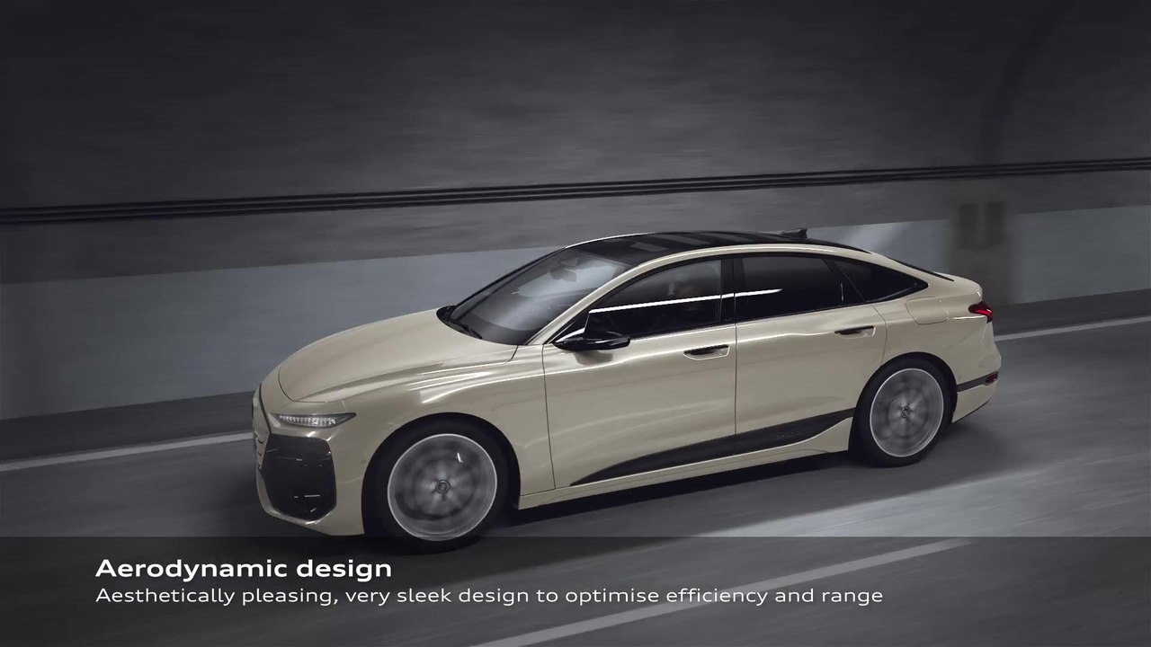 Audi A6 Sportback etron Efficiency technologies and aerodynamics