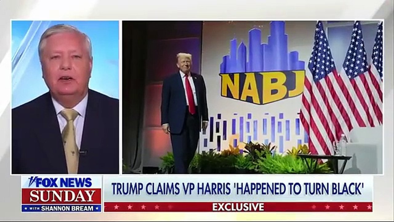 Lindsey Graham Urges Trump to Cease Racist Attacks on Kamala Harris