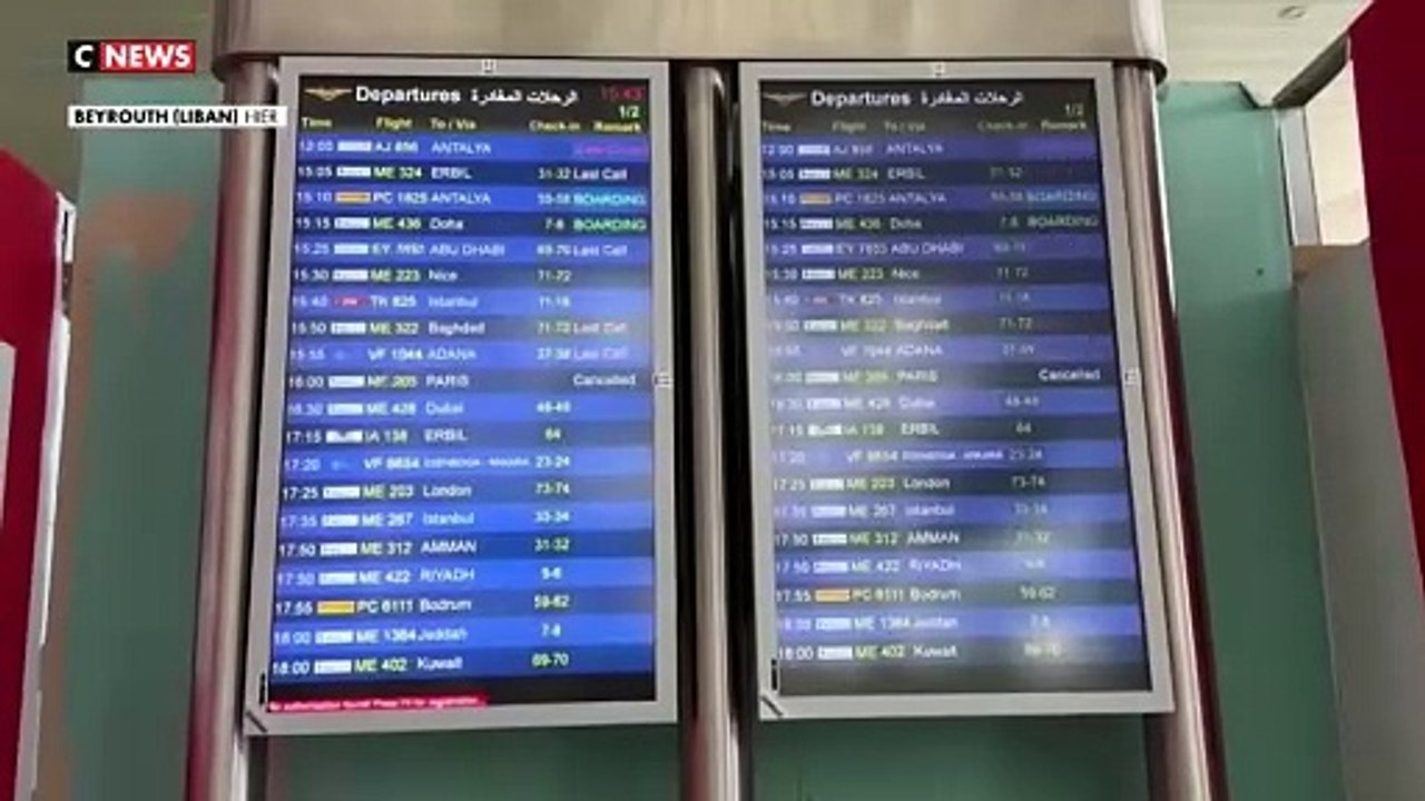 Tensions au Moyen-Orient: Les appels aux ressortissants étrangers à quitter le Liban se multiplient, face aux craintes d’une escalade militaire - VIDEO