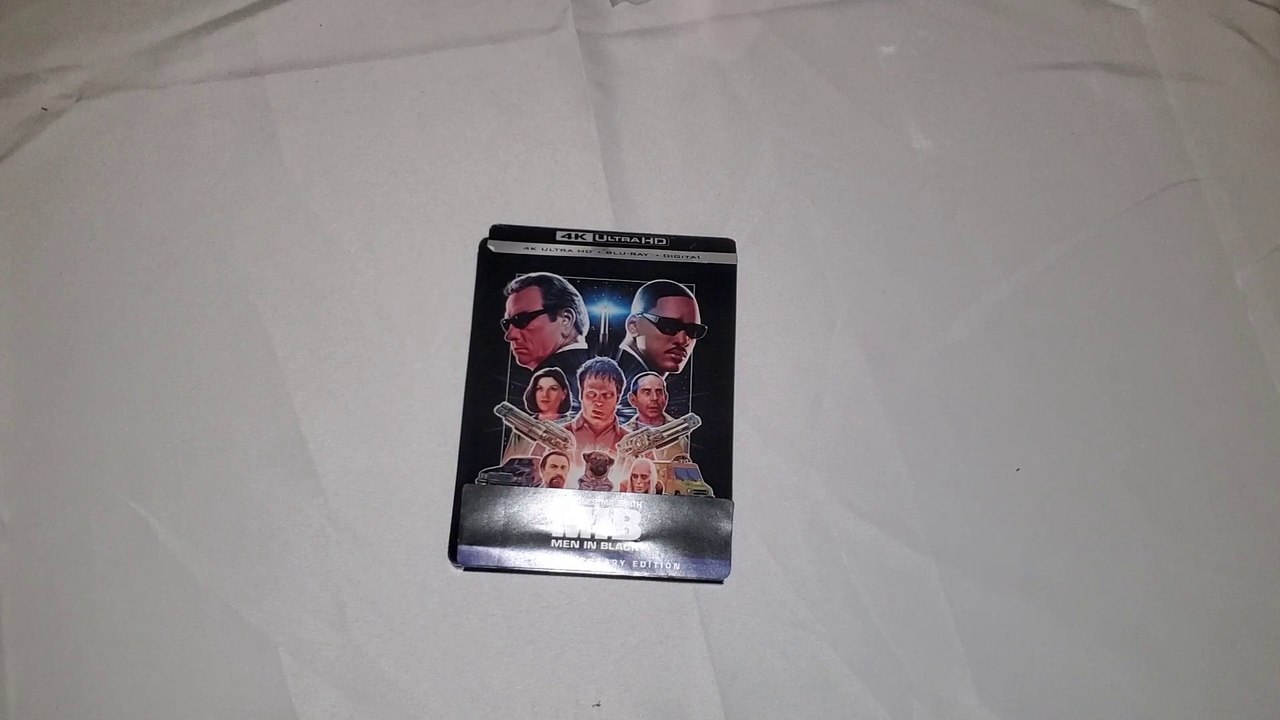 Men In Black 4K/Blu-Ray/Digital HD Steelbook Unboxing