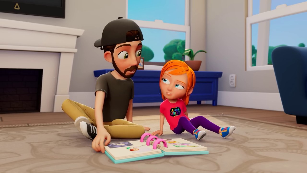 ADLEY helps ultrasound BABY BROTHER!! visiting Mom at her hospital job! Best Day Ever family cartoon