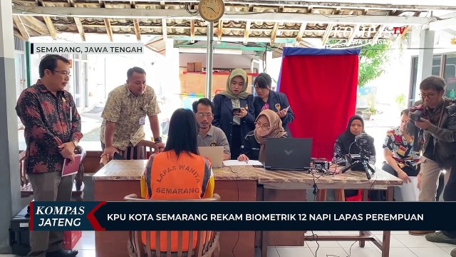 KPU Kota Semarang Rekam Biometrik 12 Napi Lapas Perempuan
