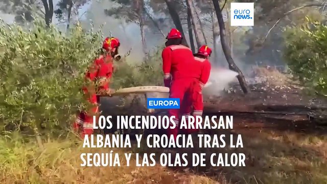 Cinco detenidos por provocar incendios forestales en Albania en plena ola de calor