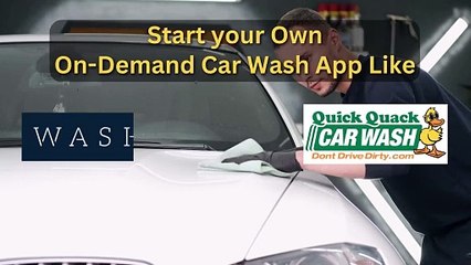 On Demand Car Wash App Development | Car wash App Development Company