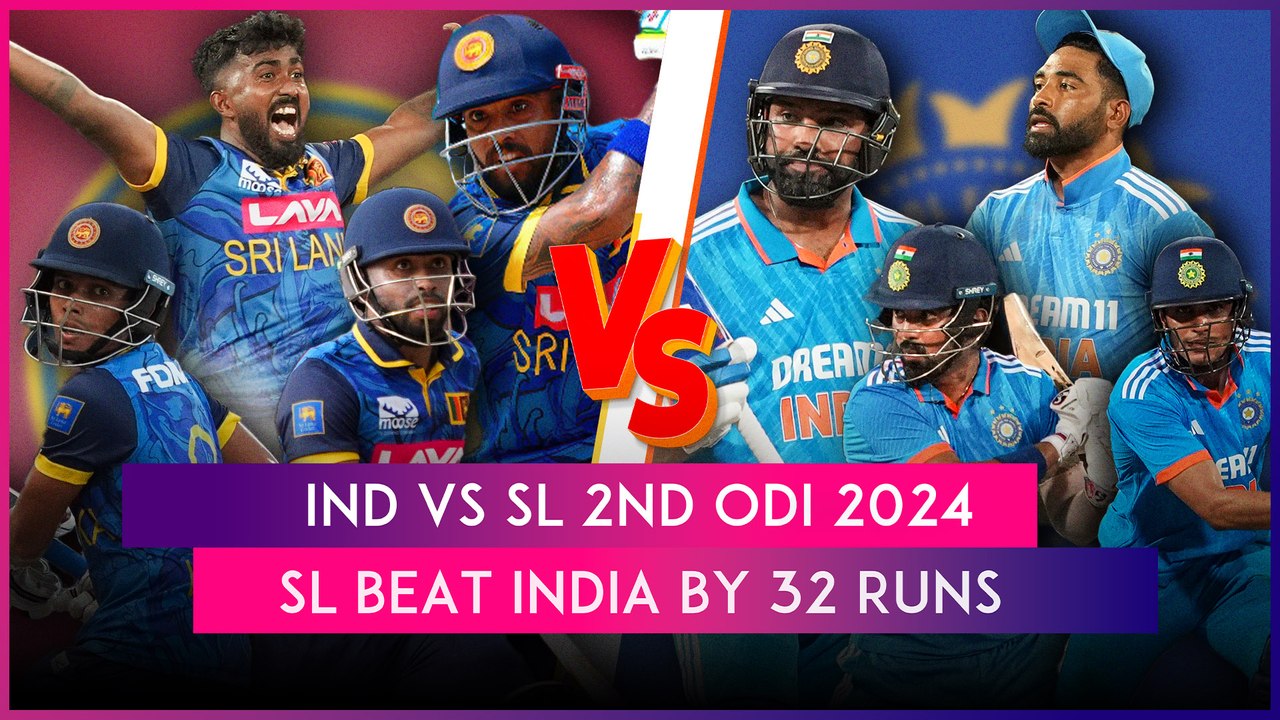 IND vs SL 2nd ODI 2024 Stat Highlights: Sri Lanka Beat India By 32 Runs