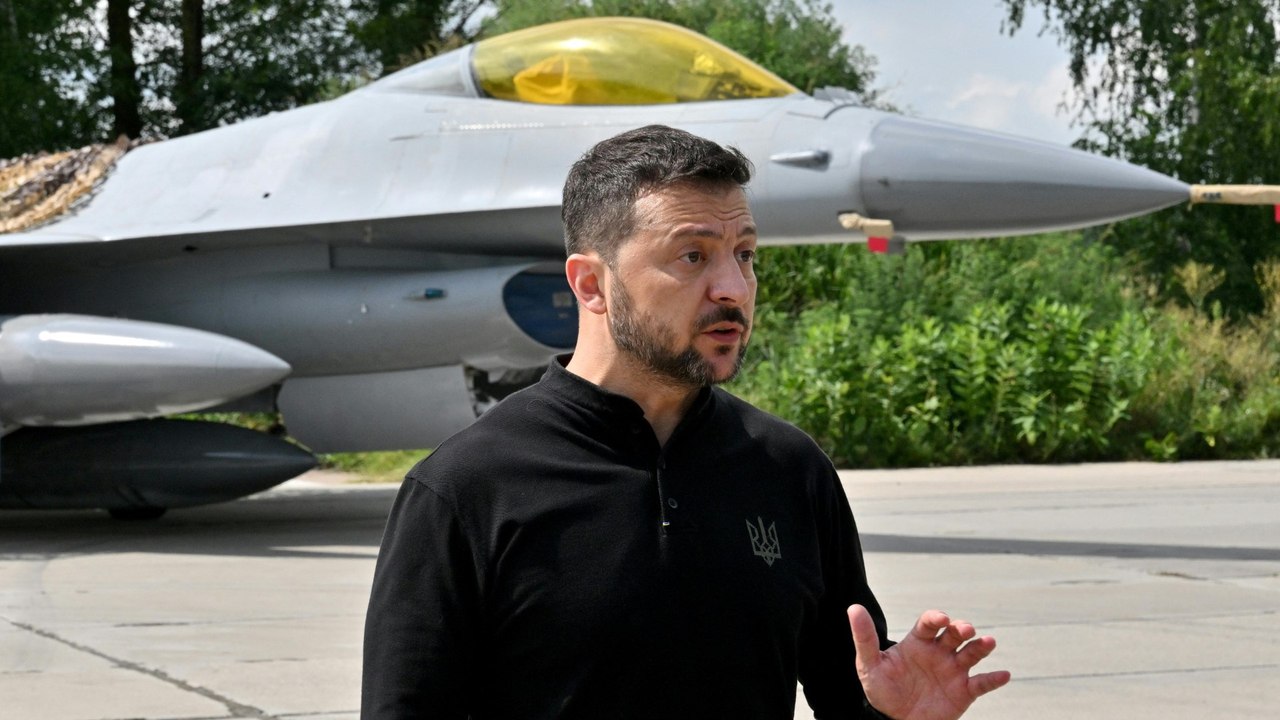 Ukraine erhielt erste F-16-Kampfjets