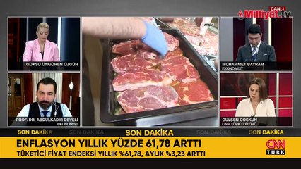 Enflasyon rakamları açıklandı