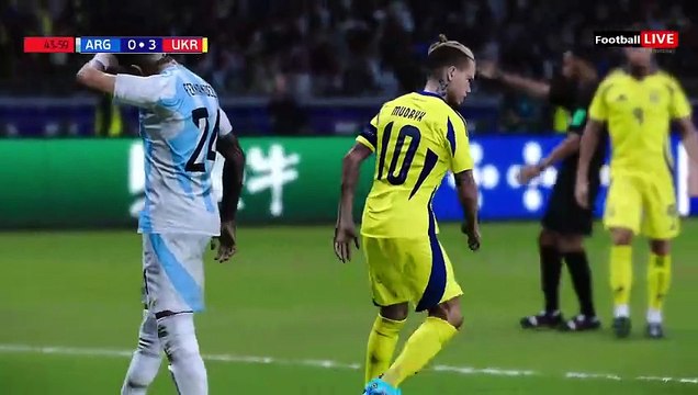 ARGENTINA vs UKRAINE Olympic Games PARIS 2024 Full Match All Goals _