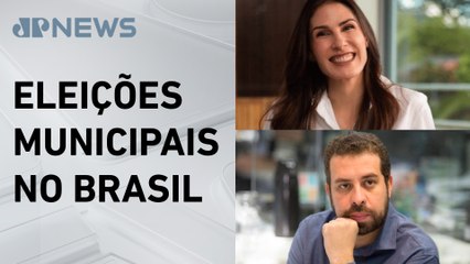 Guilherme Boulos e Marina Helena registram suas candidaturas na Justiça Eleitoral