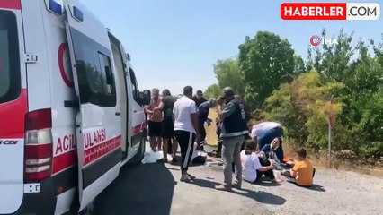 Nevşehir'de hafif ticari araç ile minibüs çarpıştı: 2'si ağır, 13 yaralı