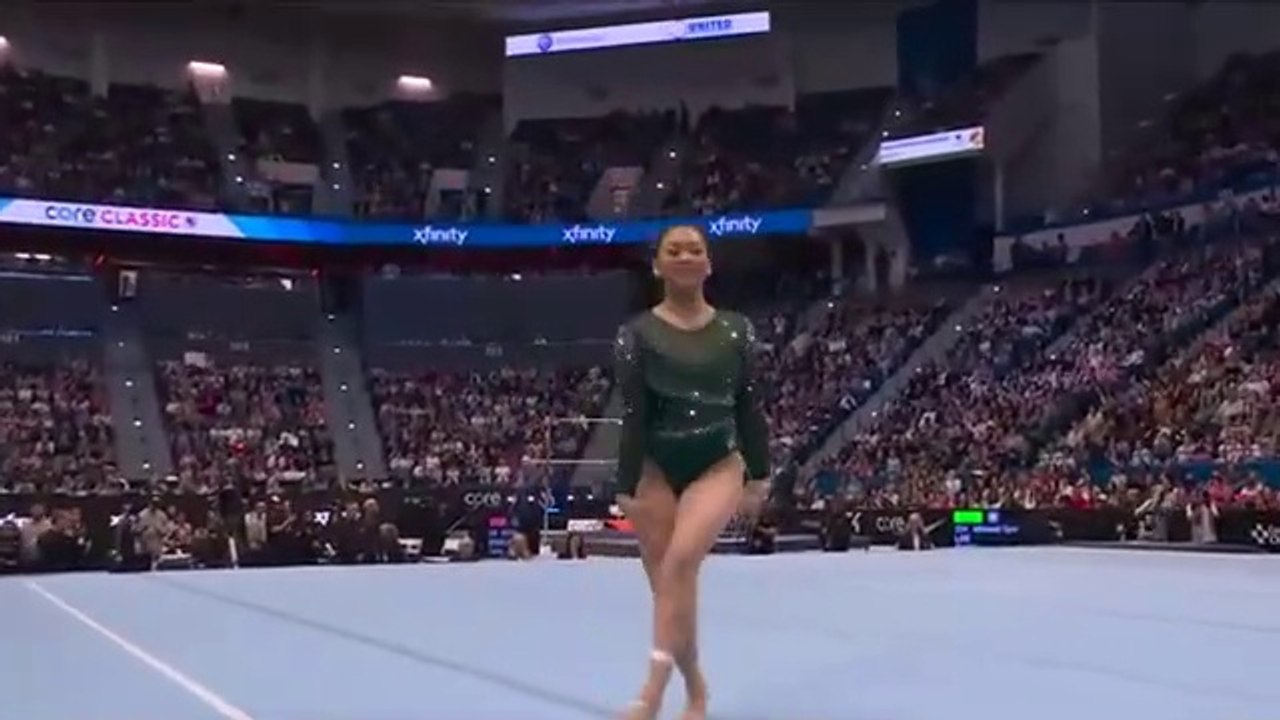 Suni Lee competed on three event at the 2024 core hydration.tokyo Olympics.