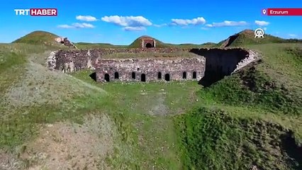Asırlık "Küçük Palandöken Tabyası" tarihin izlerini yansıtıyor